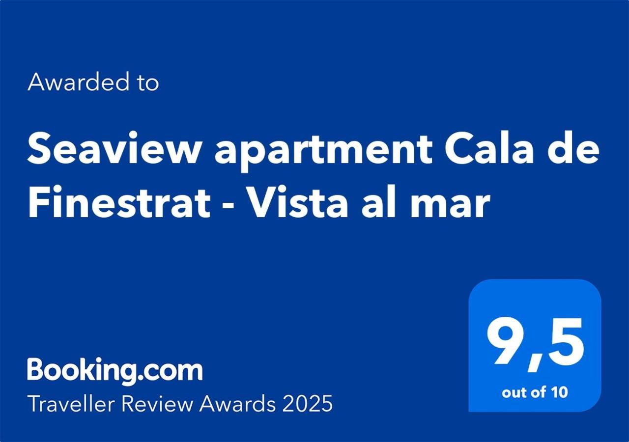 Seaview Apartment Cala De Finestrat - Vista Al Mar فيياخويوسا المظهر الخارجي الصورة